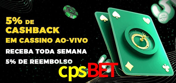 Promoções do cassino ao Vivo cpsbet